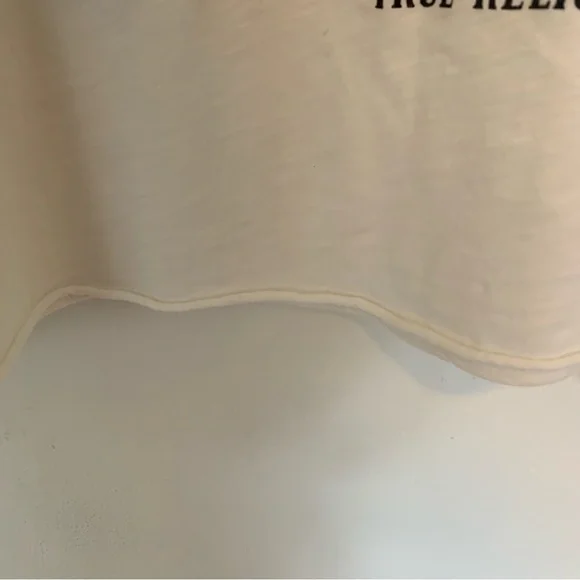 Women’s True Religion Graffiti Art Cut Off Muscle Tee Punk Alt Size Medium - Picture 5 of 12